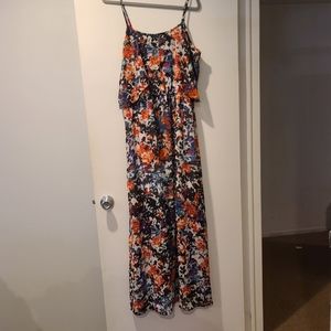 Xhilaration Boho Floral Maxi Dress